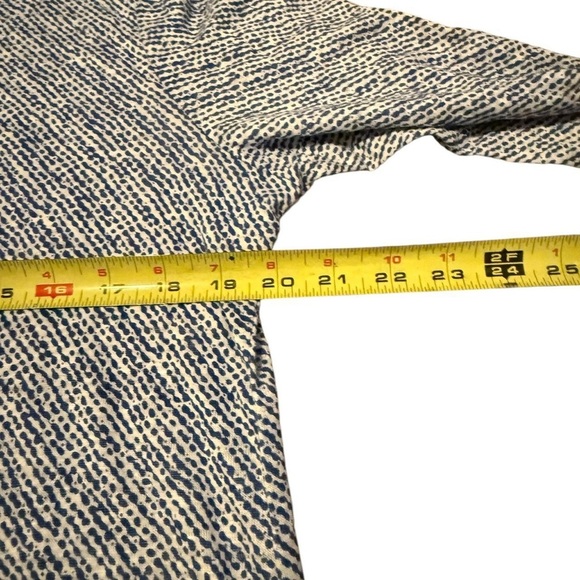 Pendleton Blue and White Knit Blouse - Picture 6 of 7